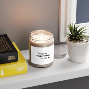 Exodus 14 14 God is Fighting for Me Scented Candle