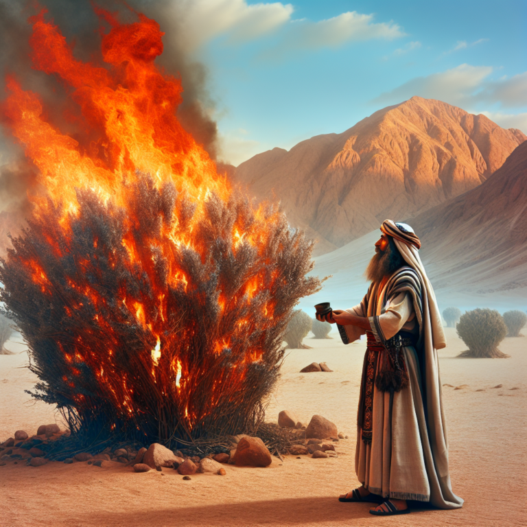 Divine Encounter: Moses and the Burning Bush