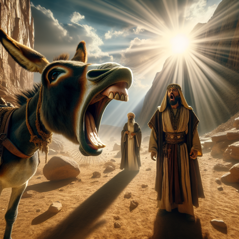 Speaking Beyond Nature: The Miraculous Tale of Balaam’s Donkey in the Bible