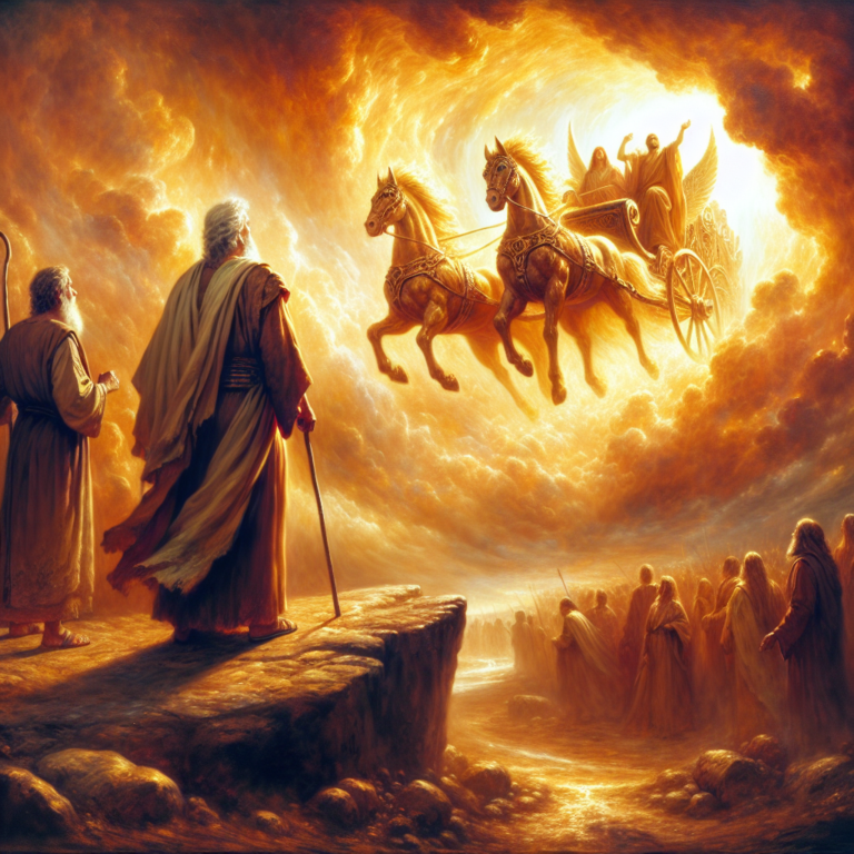 Ascension in Flames: The Miraculous Story of Elijah’s Journey to Heaven by Chariot of Fire