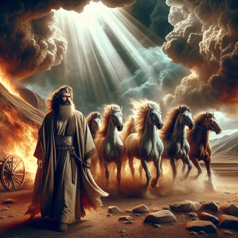 Elijah’s Heavenly Ascent: The Fiery Chariot Journey