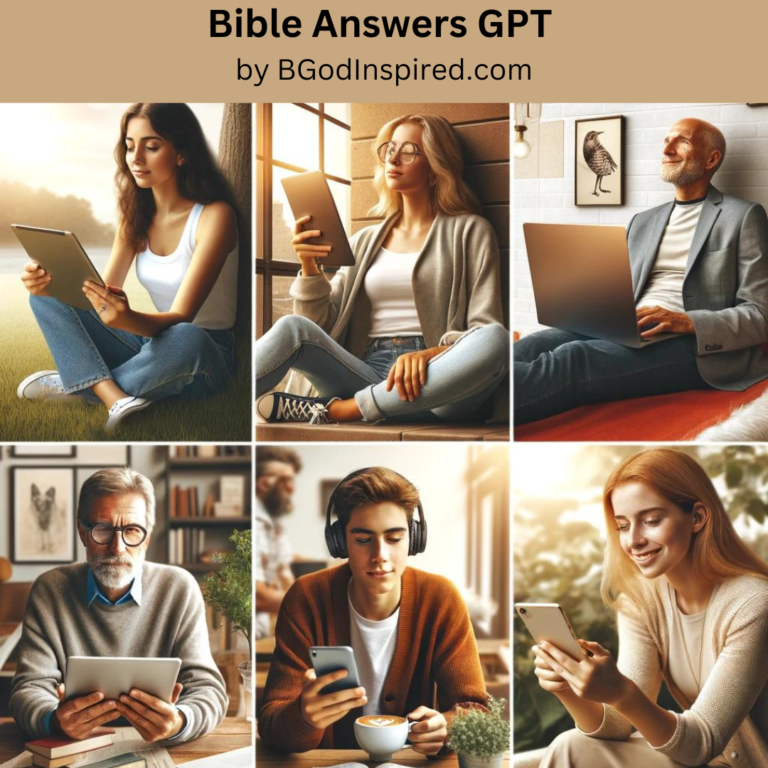 Bible AI App:  Bible Answers GPT by BGodInspired.com