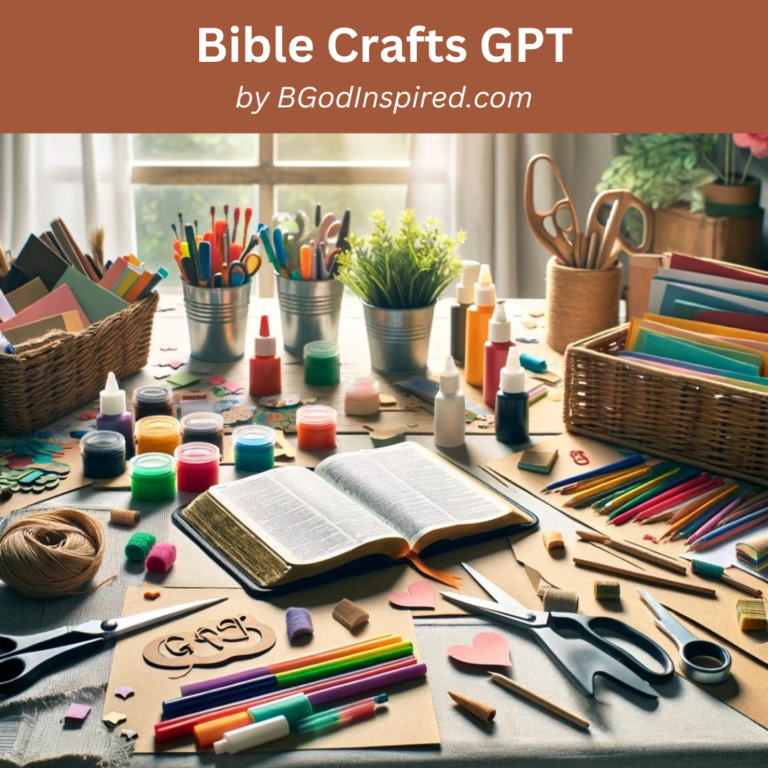 Bible AI Tool: Bible Crafts GPT by BGodInspired