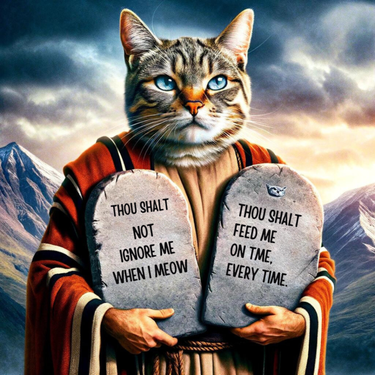 The Feline Commandments: A Whiskered Approach to Wisdom