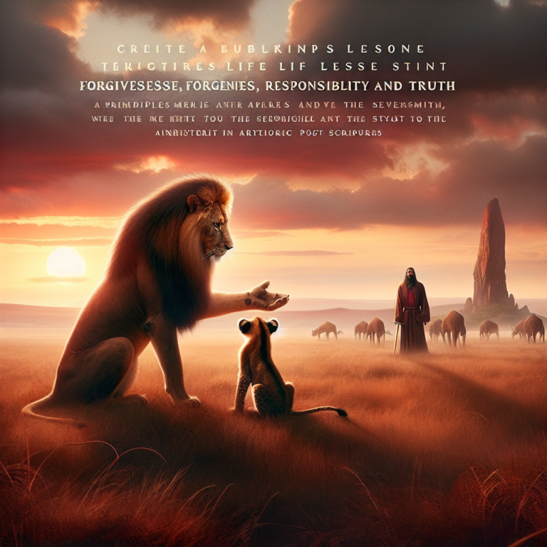 Roars of Wisdom: Drawing Biblical Lessons from The Lion King