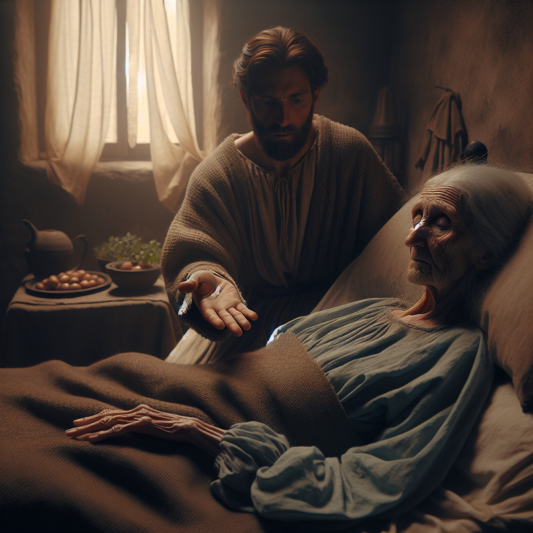 Healing Touch: A Reflection on Matthew 8:14-15 – The Miraculous Recovery of Simon Peter’s Mother-in-Law