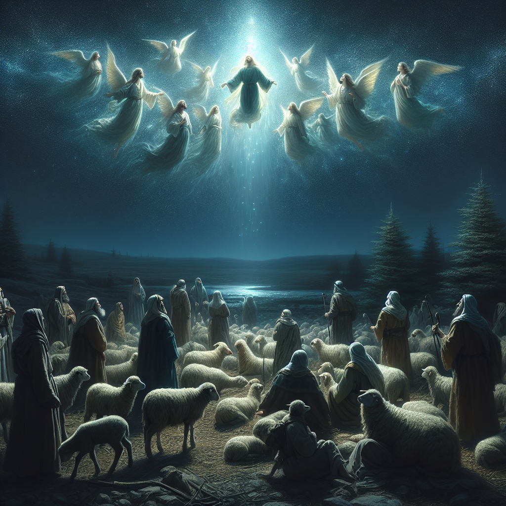 Heaven's Herald: The Shepherds and the Angels : r/BGodInspired