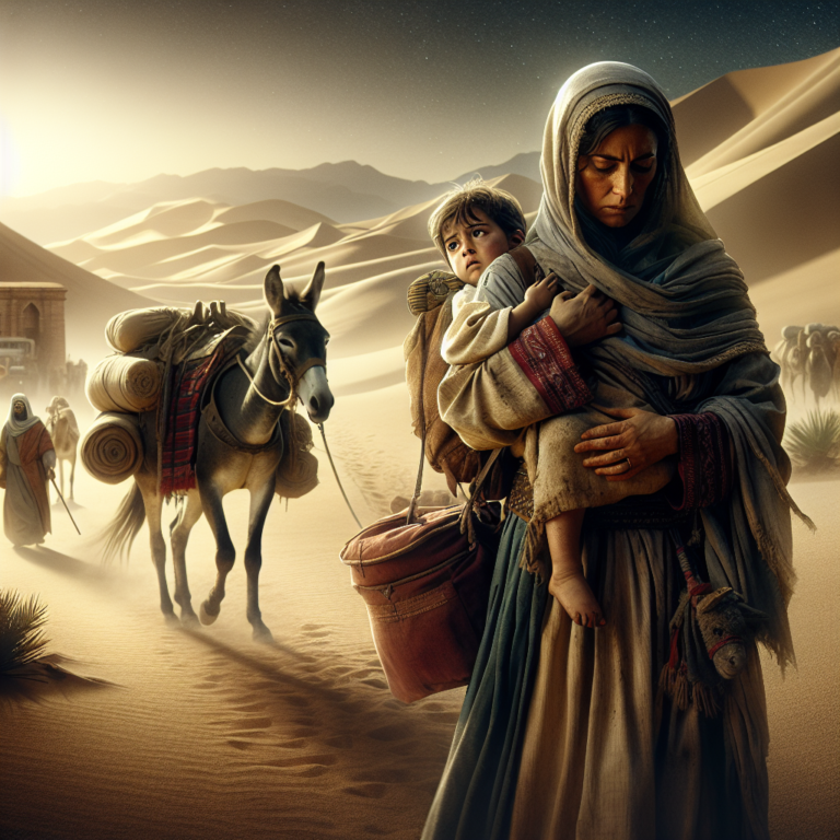 A Miraculous Journey to Safety: Mary, Joseph, and Jesus Escape to Egypt