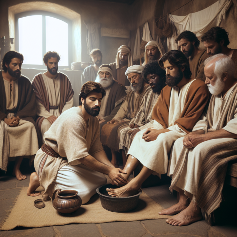 Humbling Service: Jesus Washes His Disciples’ Feet