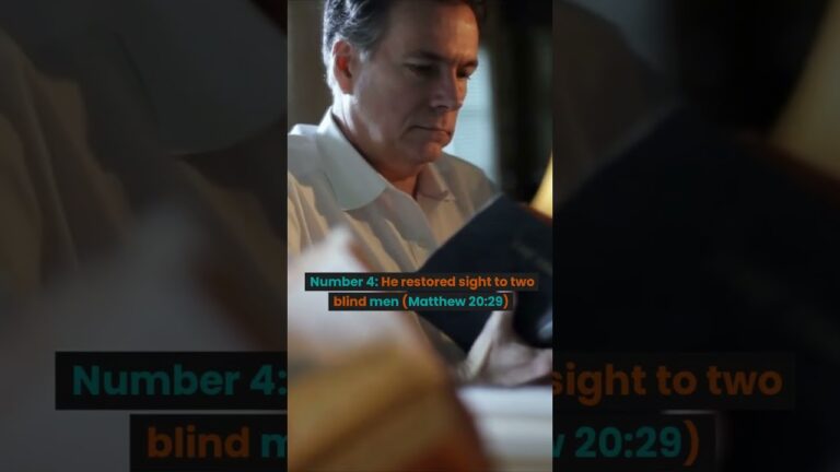 7 Miracles of Jesus – #short Bible Study