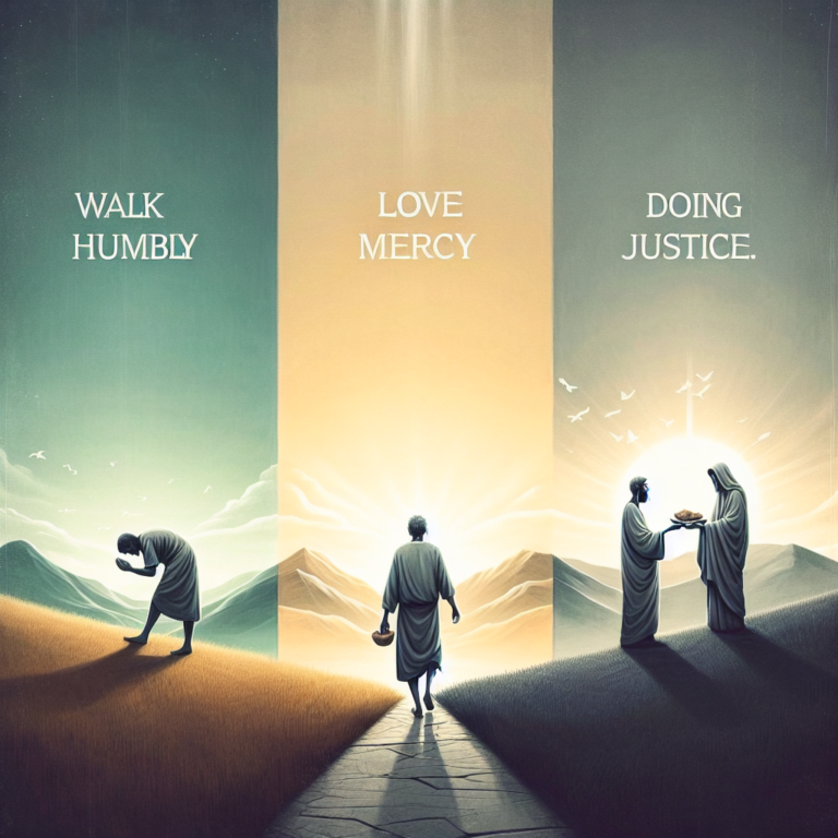 Walking Humbly with God: A Study of Micah 6:8