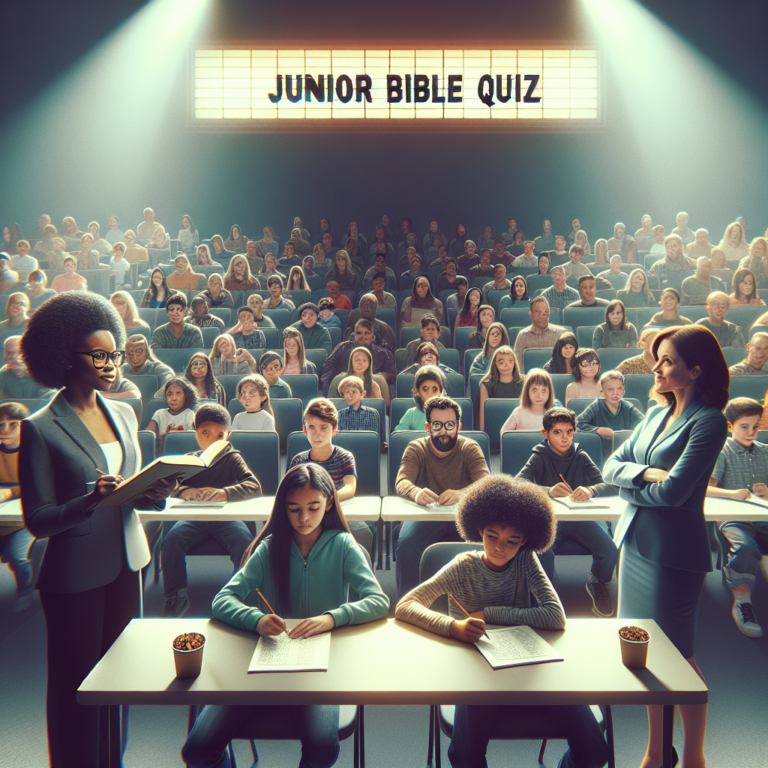 Junior Bible Quiz Challenge: Discovering Faith and Fun!