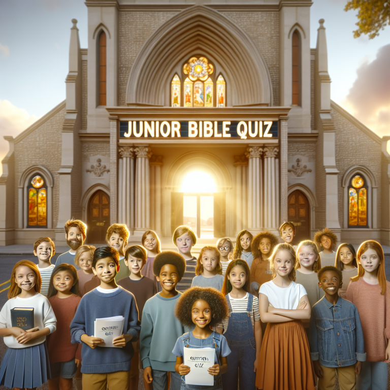 Journey Through Scripture: Junior Bible Quiz Challenge