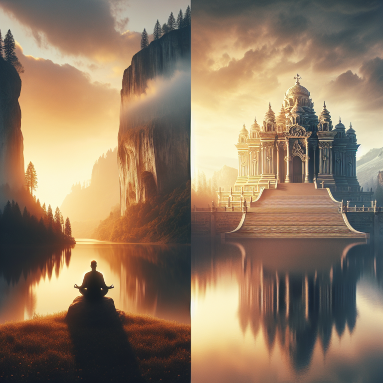Journey to the Sacred: Navigating the Path of Spirituality vs. Religion