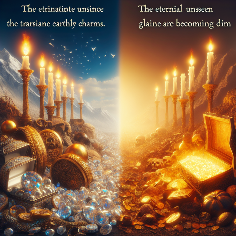 Are We Fixing Our Eyes on the Seen or the Unseen?