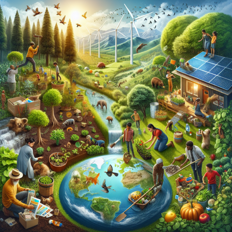 “Nurturing Earth: Simple Steps to Cultivate a Greener Planet”