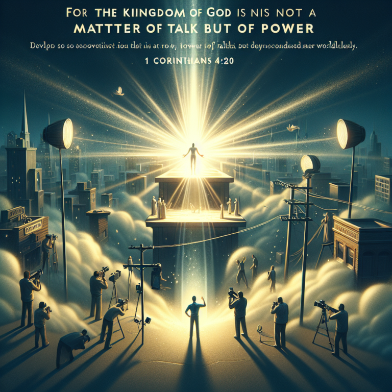 Power in the Kingdom: Unpacking 1 Corinthians 4:20