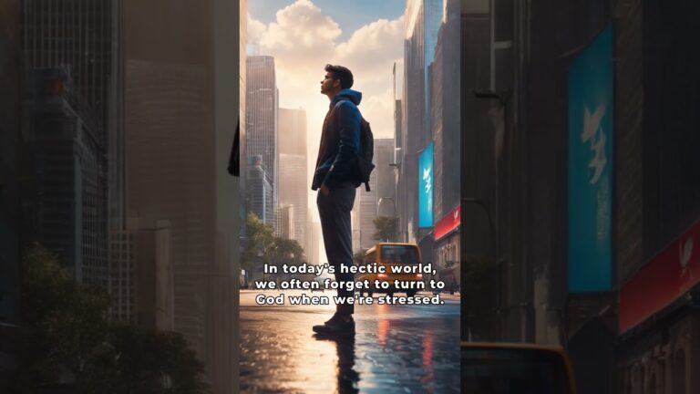 Finding Peace in Psalm 55:22 | Bible 101 Devotional