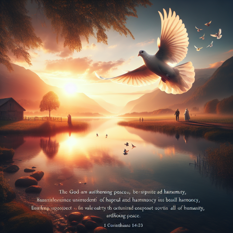 Finding Peace in God’s Order: A Study of 1 Corinthians 14:33