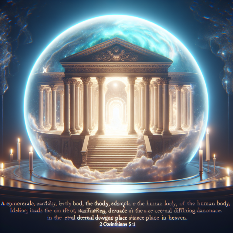 Living by Faith: Understanding Our Heavenly Dwelling in 2 Corinthians 5:1