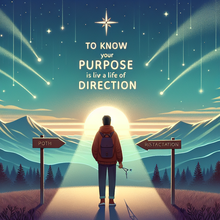 Guided by Purpose: Finding Direction in Your Life’s Journey