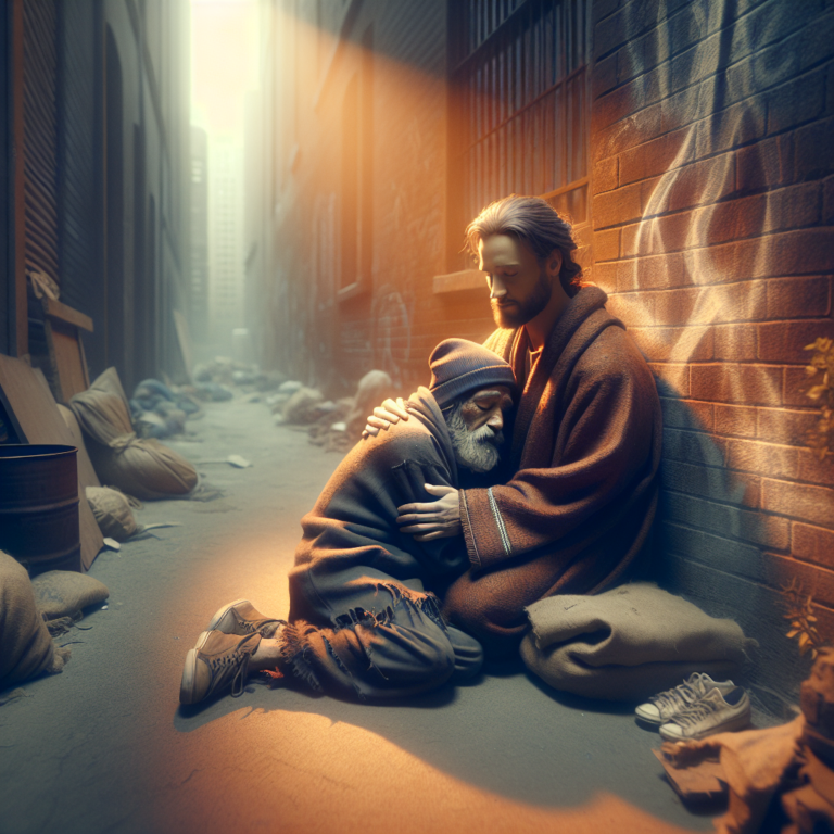 Embracing Christ in the Shadows: A Journey of Compassion for the Homeless