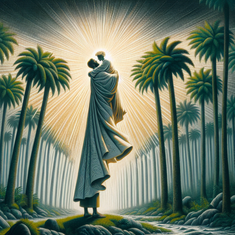 Cloaks and Palms: Embracing the King of Glory