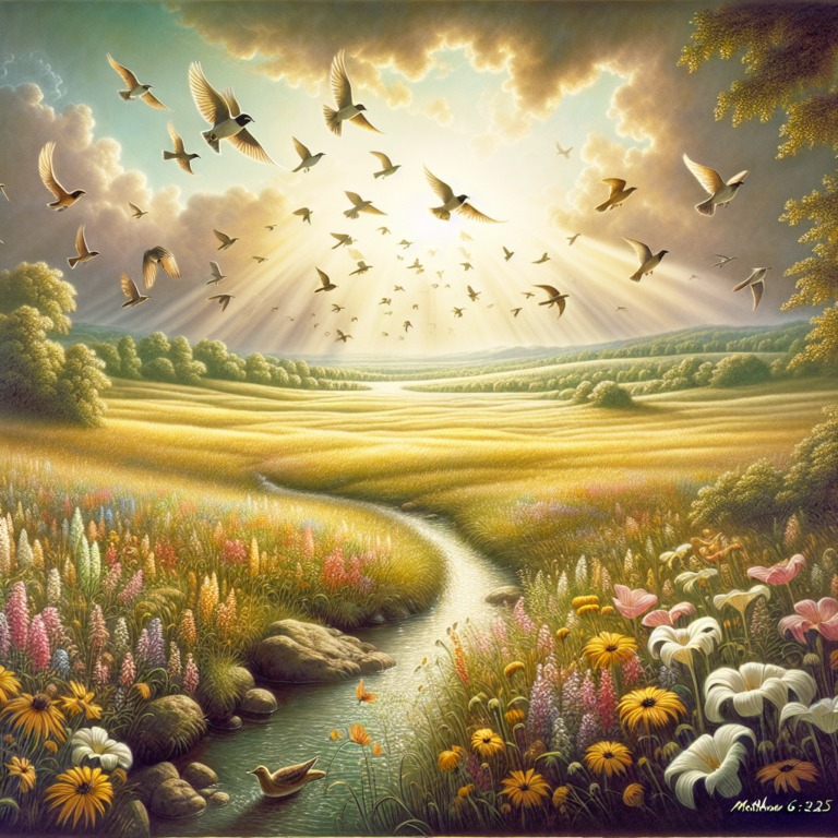 Trust Beyond Worry: Embracing God’s Provision in Matthew 6:25