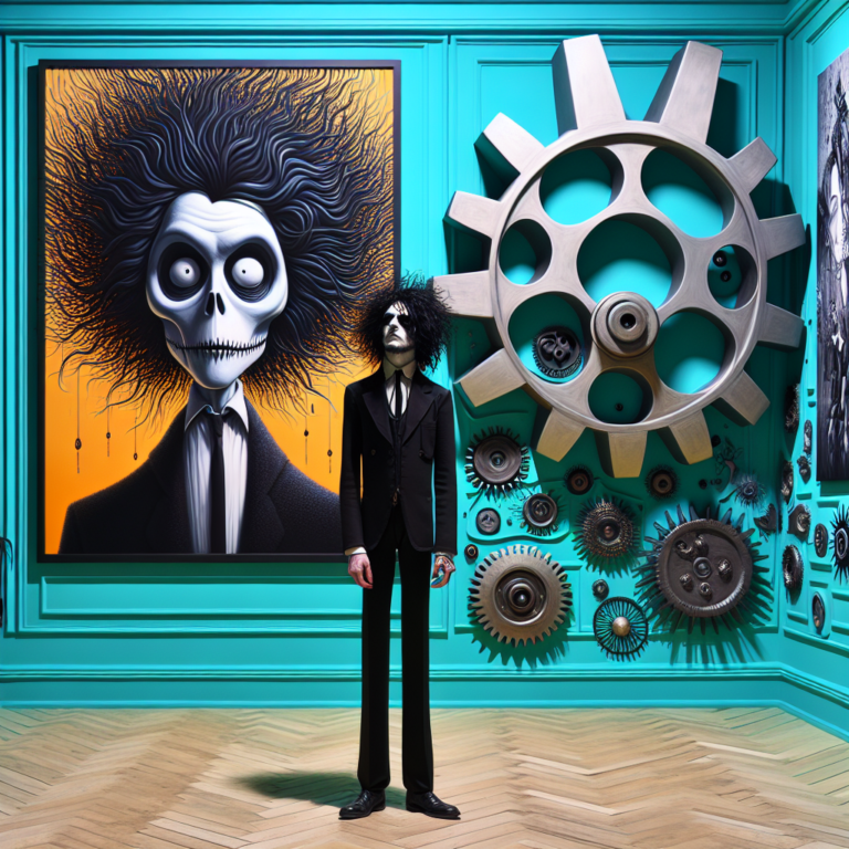 Tim Burton talks about his dread of AI as exhibition of his work opens in London