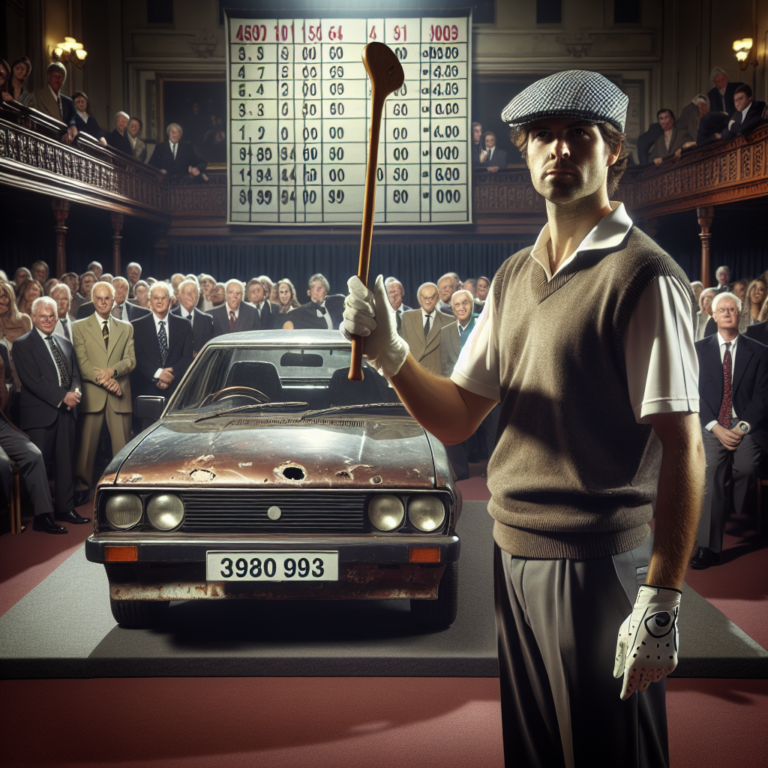 Scottie Scheffler auctions banged-up old car with 200,000 miles and golf legend makes astonishing bid