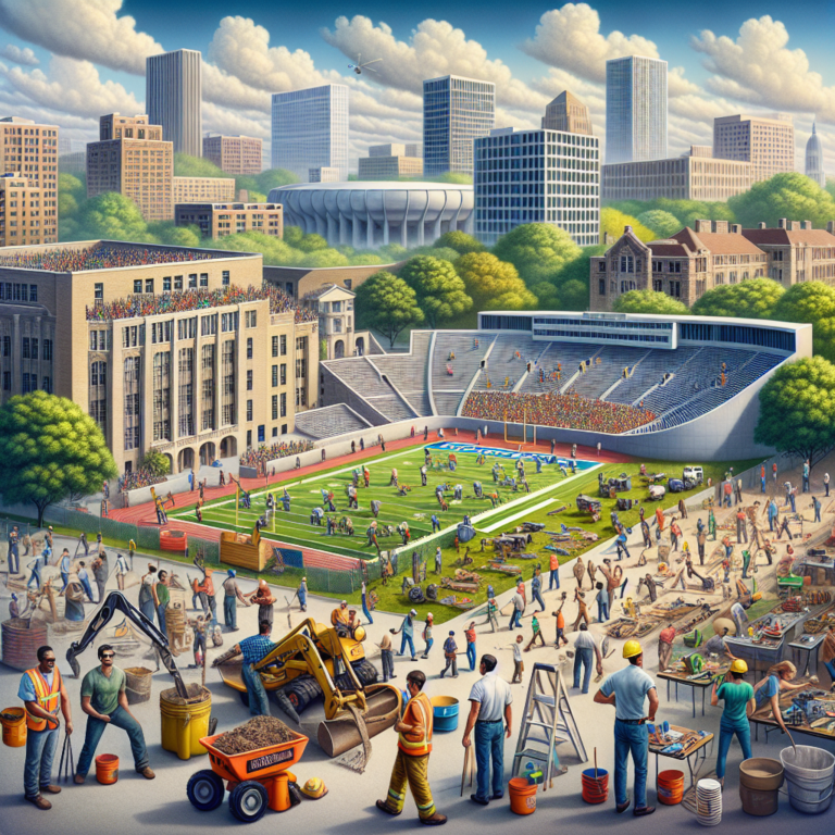 Construction employment jump; Williams-Brice stadium improvements; University of Texas at Dallas arts campus