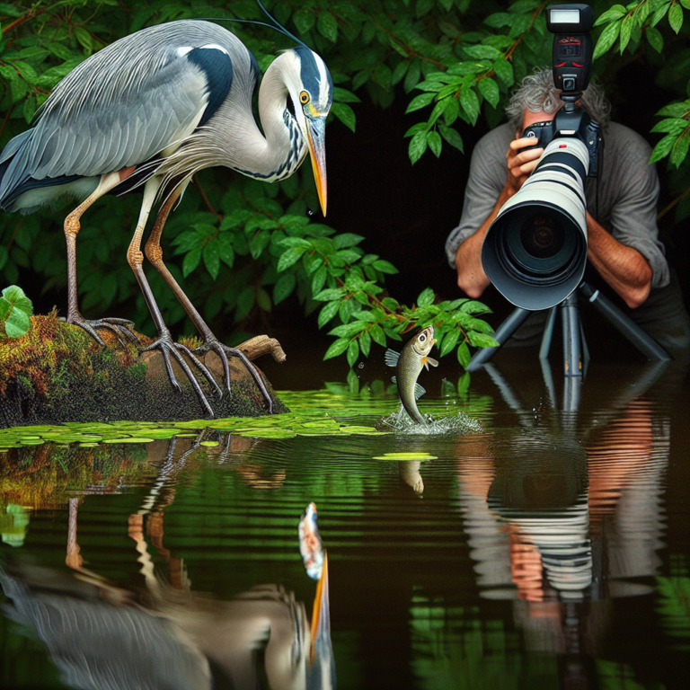Patience pays off for a heron and a photographer — not so much for the fish – The Seattle Times