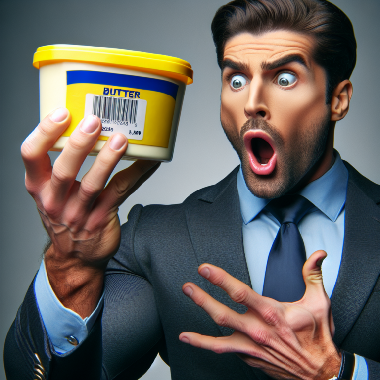 Joe Scarborough visibly shocked after finding out what the price of butter is