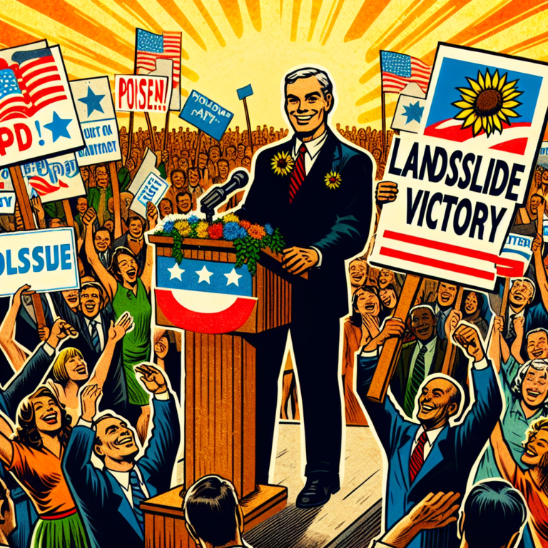 Left-leaning leader’s coalition secures landslide victory