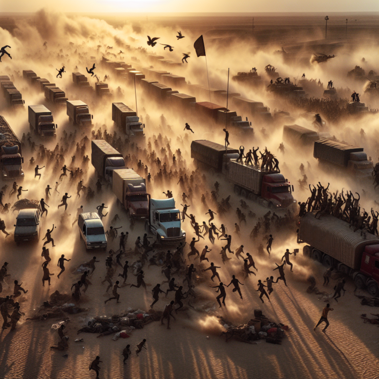 Looters Strip Aid From About 100 Trucks in Gaza, U.N. Agency Says