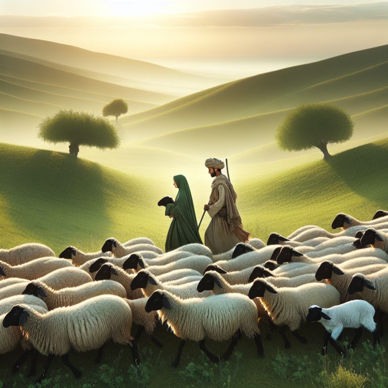 Guiding the Flock: The Timeless Bond Between Shepherds and Their Sheep