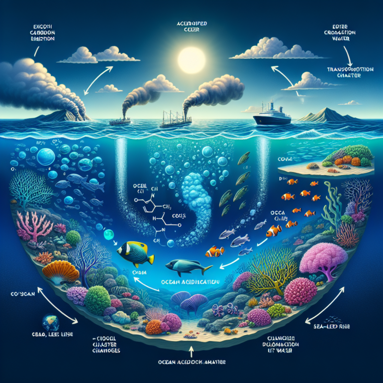 Ripple Effects: Understanding the Impact of Ocean Acidification on Marine Ecosystems and Global Climate