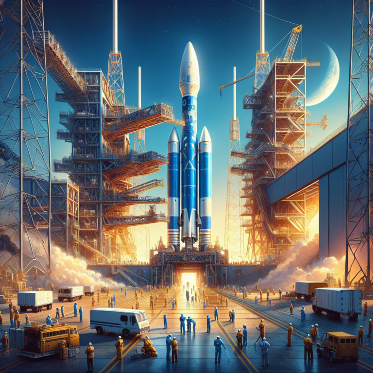 Blue Origin raises its first flight worthy New Glenn into launch position ahead of final testing – Spaceflight Now