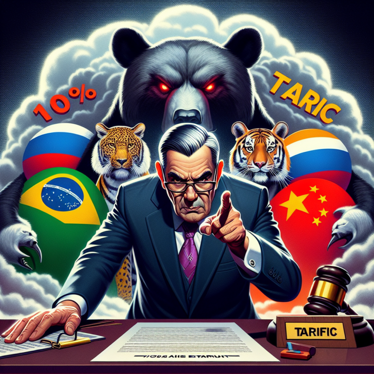 Trump threatens 100% tariff on Bric nations