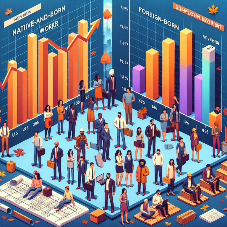 Jobs report: Employment for native-born and foreign-born workers in November