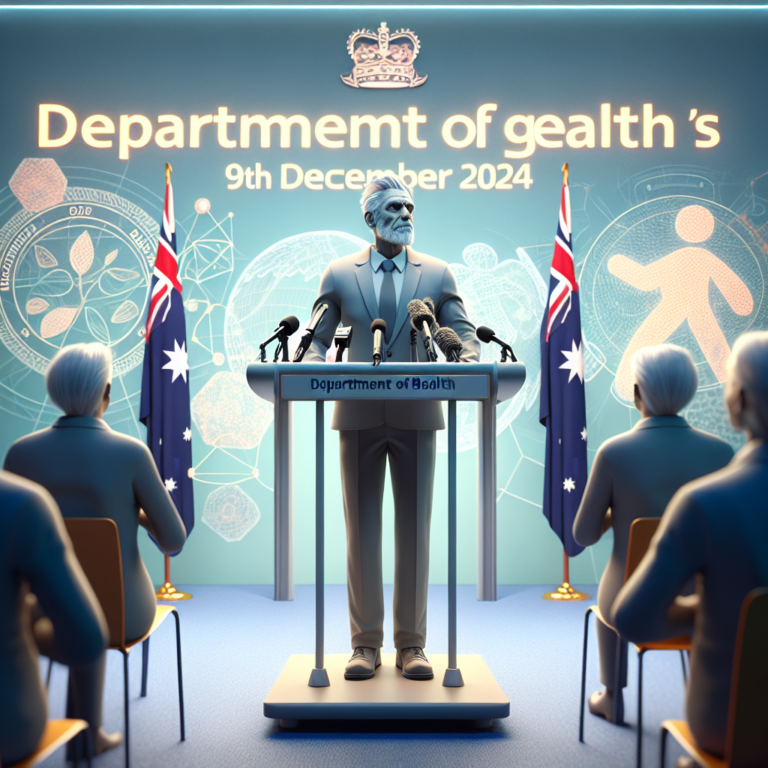 Minister for Health and Aged Care, press conference – 9 December 2024 – Department of Health