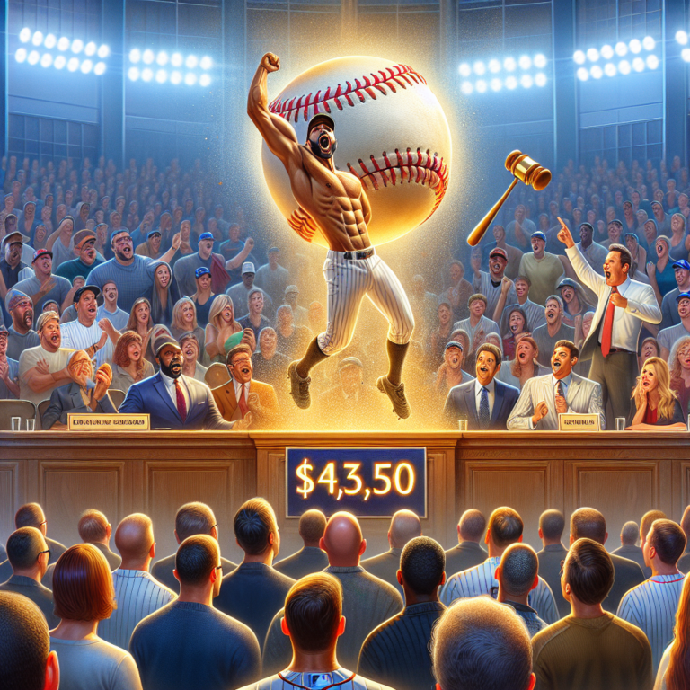 MLB sells Aaron Judge dropped World Series ball at auction for $43,510