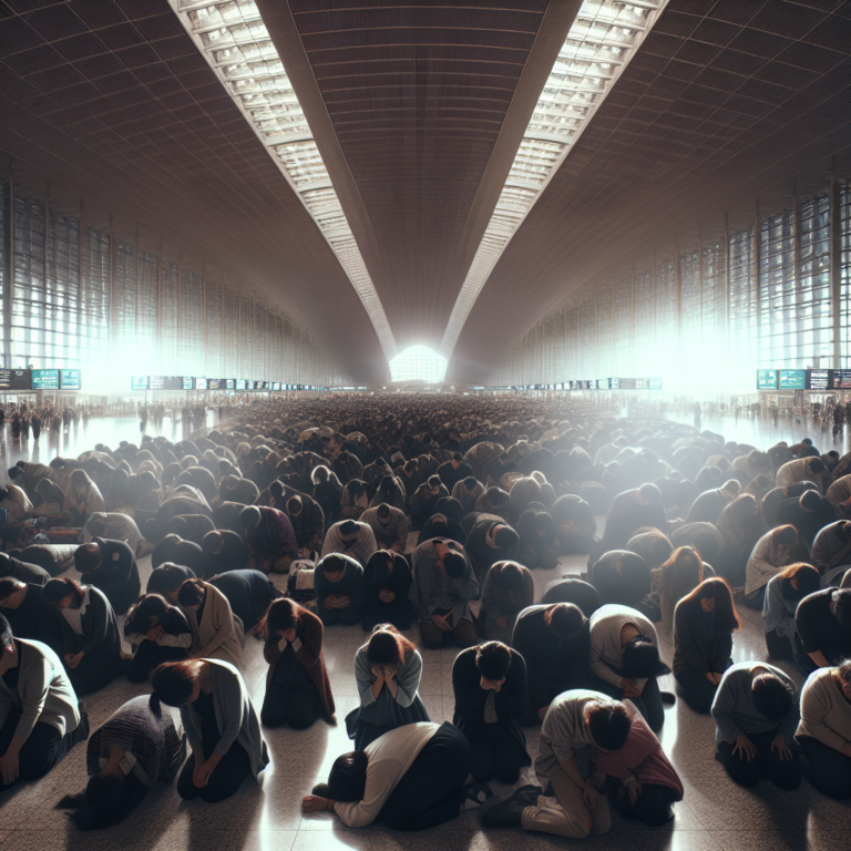 Sobbing and prayers echo through South Korean airport as families of air crash victims mourn their loved ones