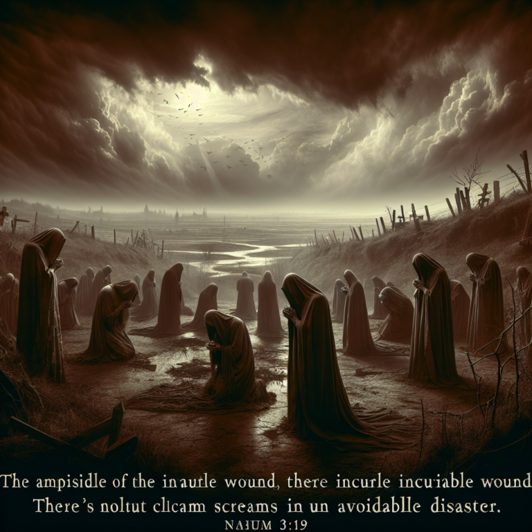 Facing the Unhealable Wound: A Study on Nahum 3:19 and Divine Justice