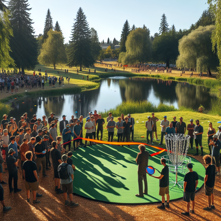 City of Jackson hosts ribbon-cutting for disc golf course