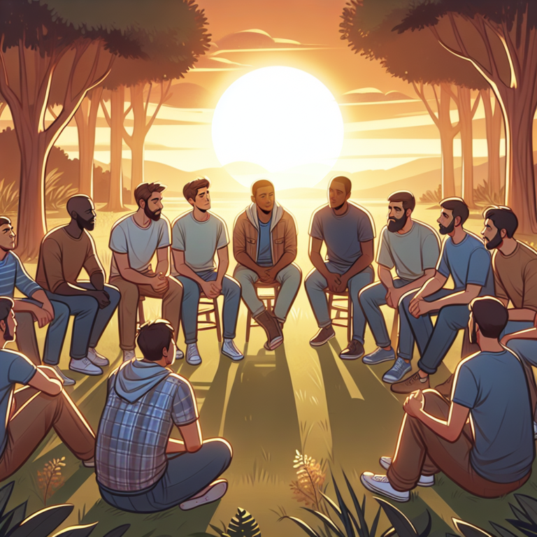 Speak up, man: how talking circles are supporting a healthier masculinity | Mental health