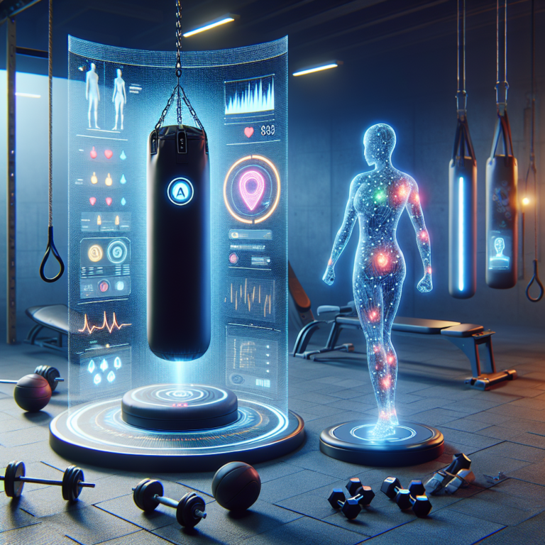 Revolutionary AI Punching Bag Brings Virtual Fitness Coach to Your Home