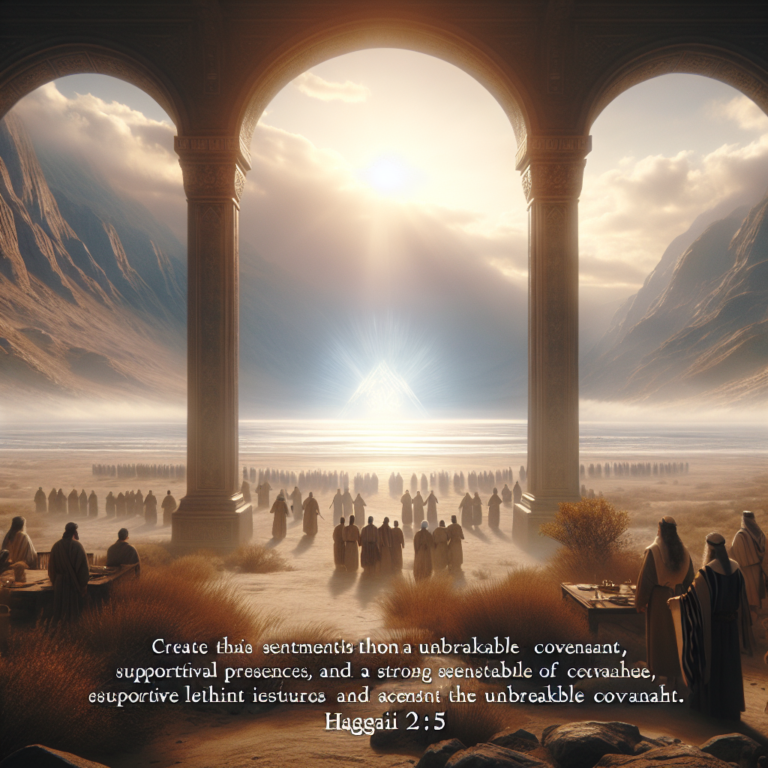 Strength in Promise: Embracing God’s Covenant in Haggai 2:5