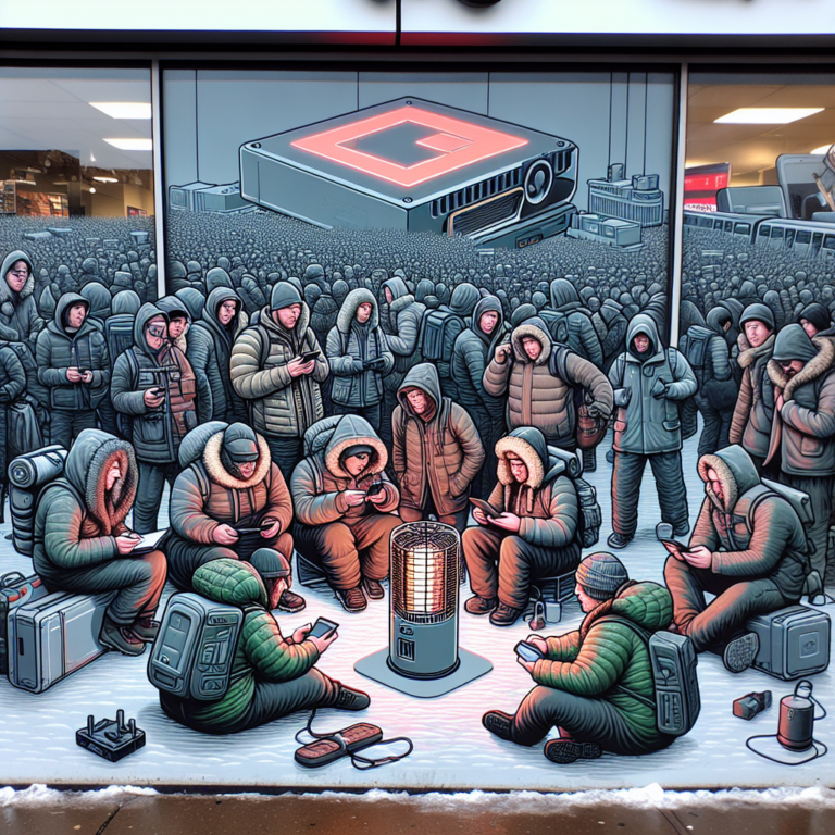 People Are Already Camping Out for an Nvidia RTX 5090, Despite Retailer Warning About the January Cold