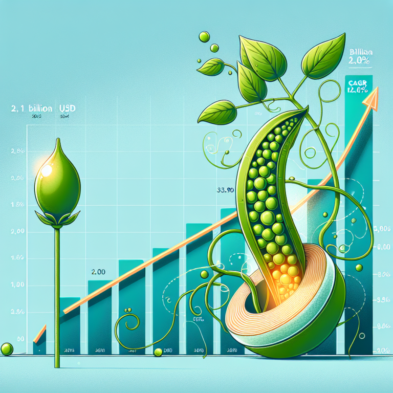 Pea Protein Market to Grow from USD 2.1 Billion in 2024 to USD 3.7 Billion by 2029, with a CAGR of 12.0%